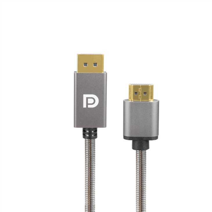 Roostevabast terasest DP1.2V isane kuni HDMI naissoost 2.0V adapter