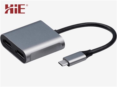 USB-C to Duo-HDMI adapter